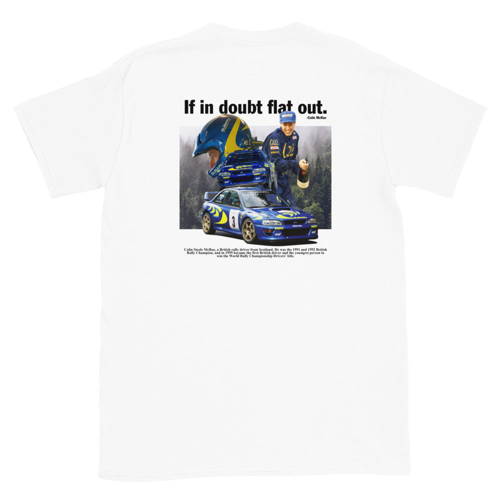 If in doubt flat out.
