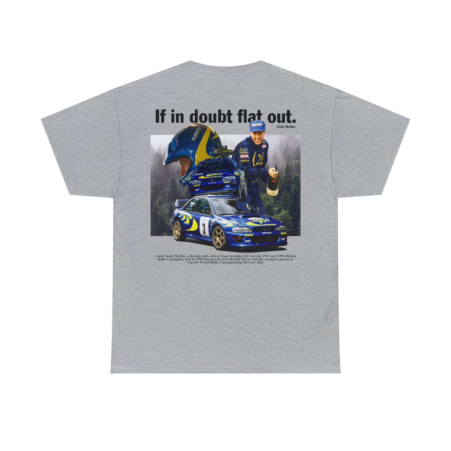 If in doubt flat out.