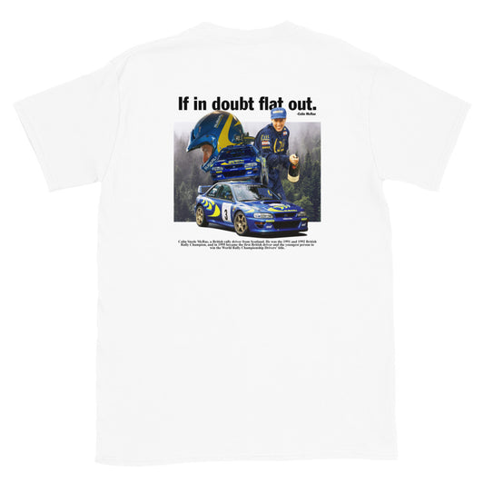 If in doubt flat out.
