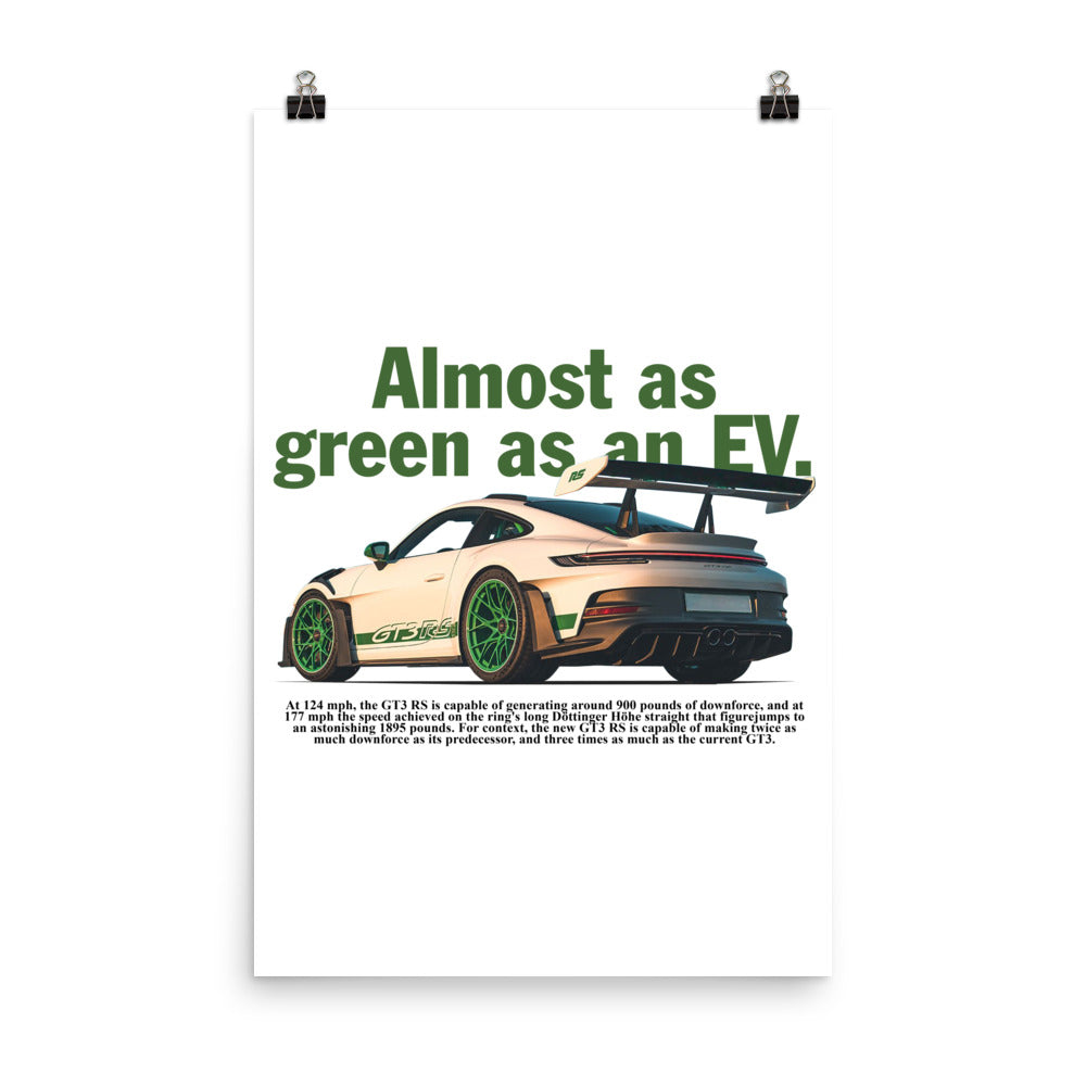 Almost as green as an EV.
