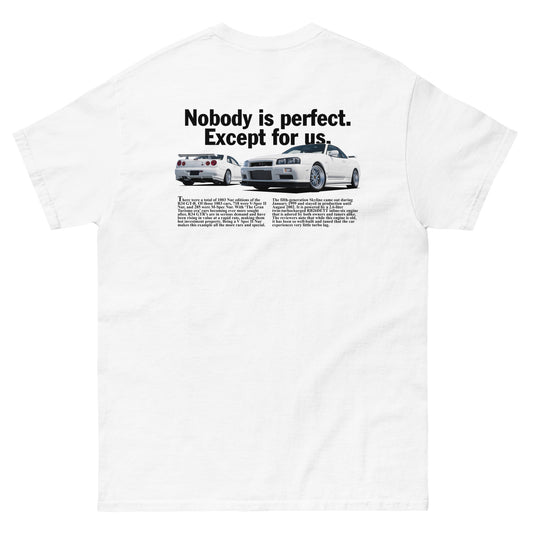 GTR Nobody is perfect. Except for us.